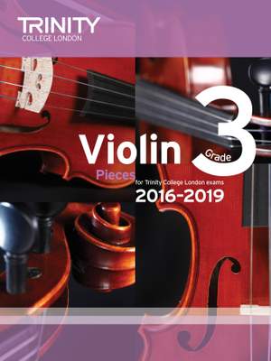 Violin 2016-2019. Grade 3 (score & part)