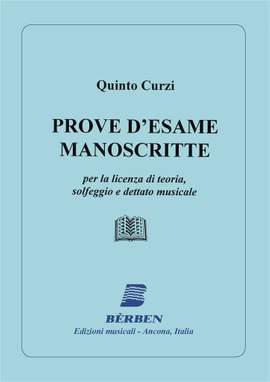 Curzi: Prove D'Esame Manoscritte Per La Licenza Di Teoria
