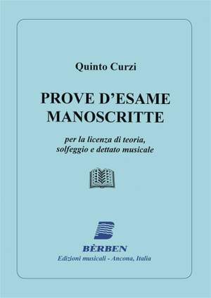 Curzi: Prove D'Esame Manoscritte Per La Licenza Di Teoria