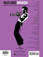 Miles Davis Omnibook Product Image