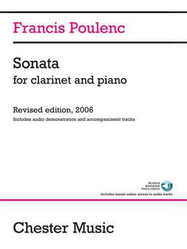 Francis Poulenc: Sonata For Clarinet And Piano