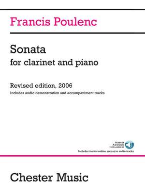 Francis Poulenc: Sonata For Clarinet And Piano