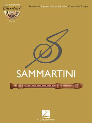 Giuseppe Sammartini: Descant (Soprano) Recorder Concerto in F Major