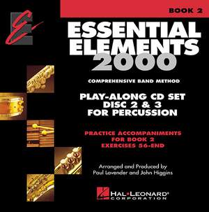 Essential Elements for Band - Book 2 - CDs Perc.