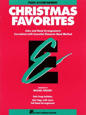 Essential Elements Christmas Favorites - Piano Acc