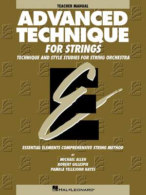 Essential Elements Advanced Technique for Strings