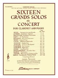 Daniel Bonade: 16 Grand Solos de Concert