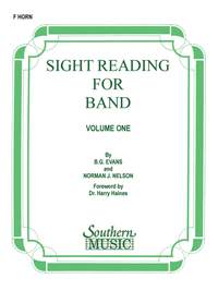 Billy Evans: Sight Reading for Band, Book 1