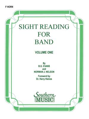Billy Evans: Sight Reading for Band, Book 1