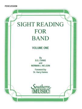 Billy Evans: Sight Reading for Band, Book 1