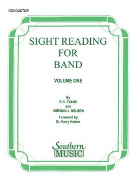 Billy Evans: Sight Reading for Band, Book 1
