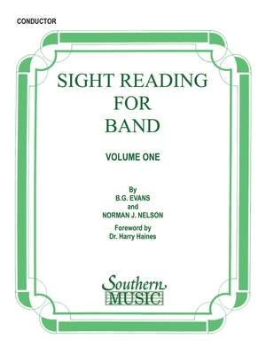 Billy Evans: Sight Reading for Band, Book 1