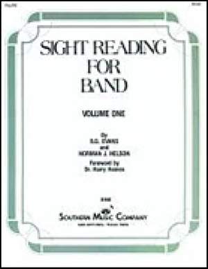 Billy Evans: Sight Reading for Band, Book 1