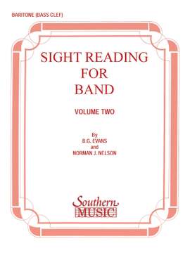Billy Evans: Sight Reading for Band, Book 2
