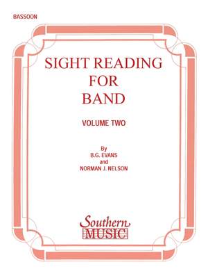 Billy Evans: Sight Reading for Band, Book 2