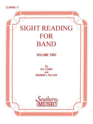 E.G. Evans: Sight Reading for Band, Book 2