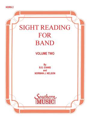 Billy Evans: Sight Reading for Band, Book 2