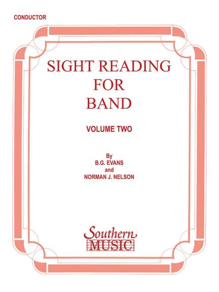 Billy Evans: Sight Reading for Band, Book 2