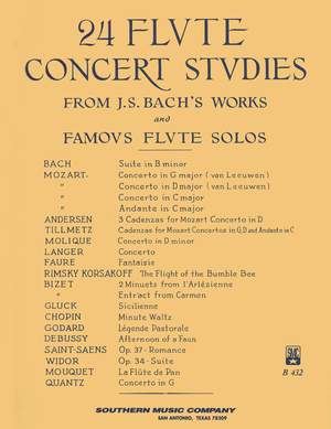 Johann Sebastian Bach: 24 Flute Concert Studies