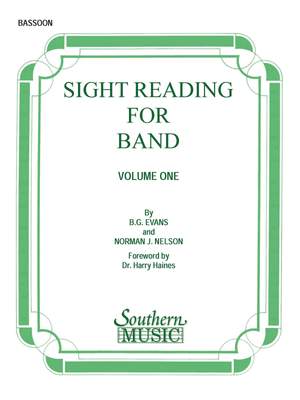 Billy Evans: Sight Reading for Band, Book 1