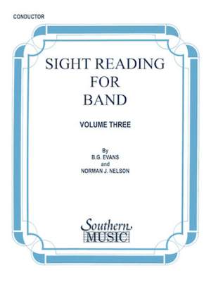 Billy Evans: Sight Reading for Band, Book 3