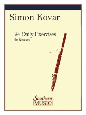 Simon Kovar: 24 Daily Exercises for Bassoon