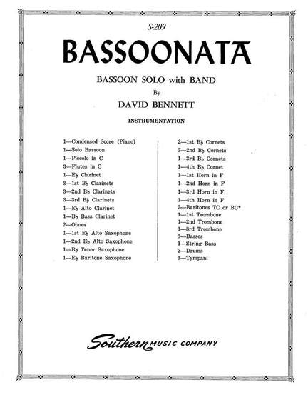 David Bennett: Bassoonata