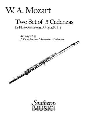 Wolfgang Amadeus Mozart: Three Cadenzas in D Major