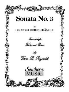 Georg Friedrich Händel: Sonata No. 3