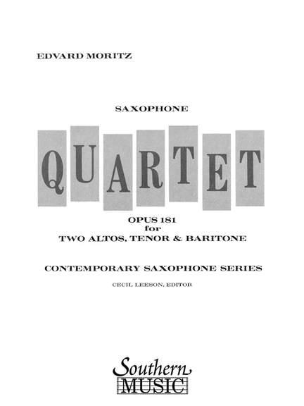 Edvard Moritz: Quartet, Op. 181