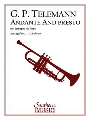 Georg Philipp Telemann: Andante And Presto