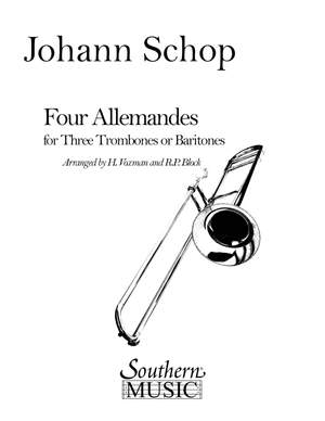 Johann Schop: Four (4) Allemandes