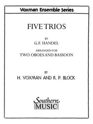 Georg Friedrich Händel: Five (5) Trios