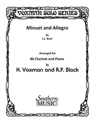 Johann Christian Bach: Minuet And Allegro