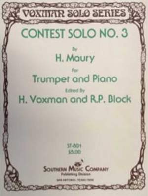 Lowndes H. Maury: Contest Solo No. 3