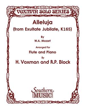 Wolfgang Amadeus Mozart: Alleluja (From Exultate Jubilate), K165