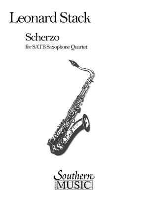 Leonard Stack: Scherzo for Saxophone Quartet