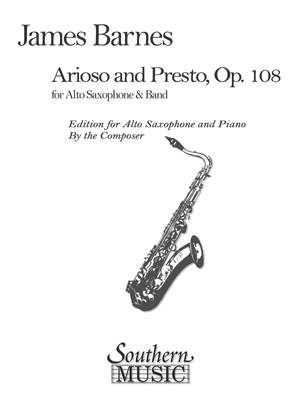James Barnes: Arioso And Presto Op 108