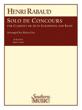 Henri Rabaud: Solo De Concours