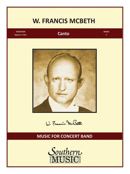 W. Francis McBeth: Canto