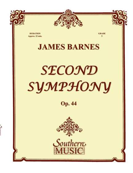 James Barnes: Second Symphony, Op. 44