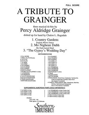 Percy Aldridge Grainger: Tribute To Grainger, A