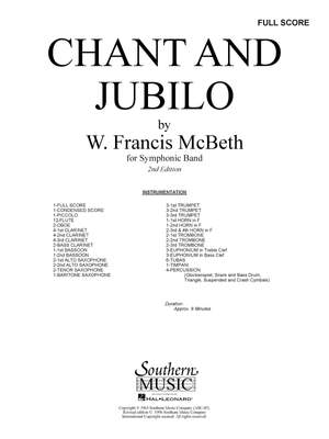 W. Francis McBeth: Chant & Jubilo, 2Nd Edition