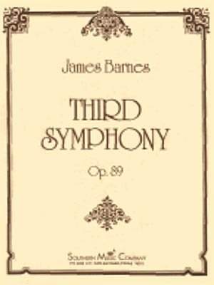 James Barnes: Third Symphony op 89