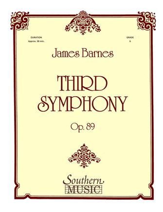 James Barnes: Third Symphony op 89