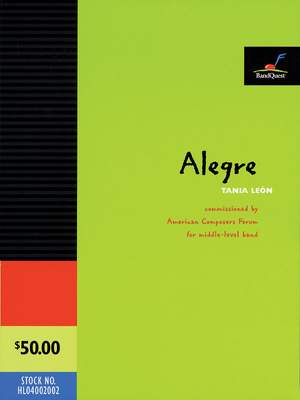 Tania León: Alegre