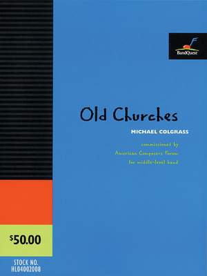 Michael Colgrass: Old Churches (Score Only)