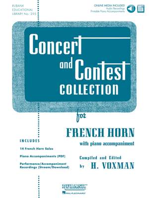 Concert and Contest Collection for F Horn
