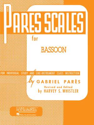 Gabriel Parès: Scales for Bassoon