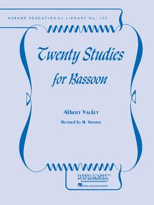 Albert Vaulet: Twenty Studies for Bassoon